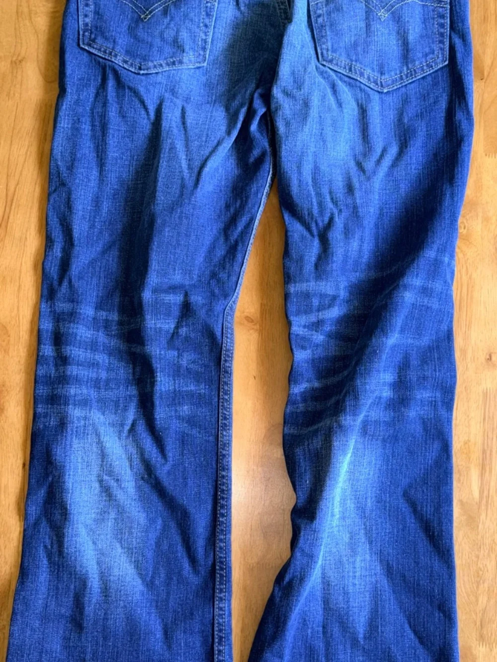 Levis 527 Slim Bootcut Jeans Mens 30x30 Blue Denim Medium Wash 0401